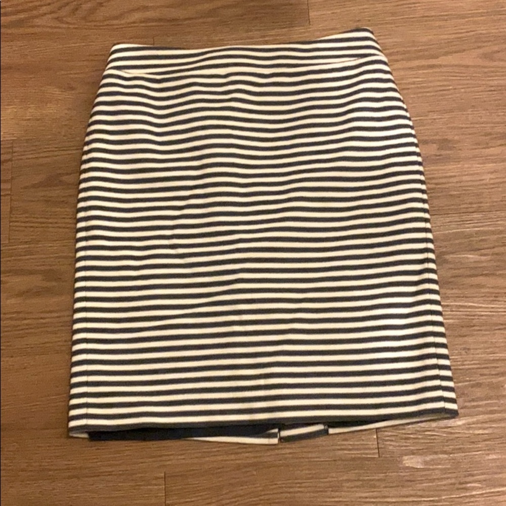 Ann Taylor striped pencil skirt